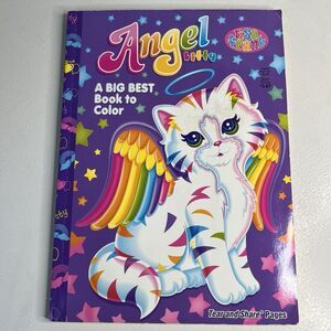 Vintage 2005 Lisa Frank Chrissy the Angel Kitty RARE Coloring Book 98% Unused